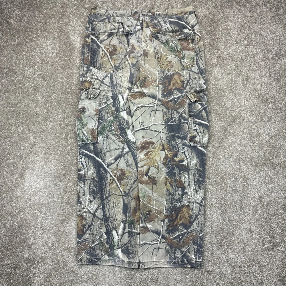 Vintage Y2K Realtree Camo‎ Baggy Cargo Pants Large (36x31)